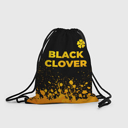 Мешок для обуви Black Clover - gold gradient: символ сверху