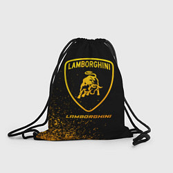 Мешок для обуви Lamborghini - gold gradient