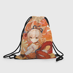 Рюкзак-мешок Yoimiya Genshin Impact, цвет: 3D-принт