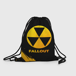 Рюкзак-мешок Fallout - gold gradient, цвет: 3D-принт