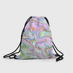 Рюкзак-мешок Абстрактные розовые волны, цвет: 3D-принт