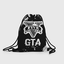 Мешок для обуви GTA glitch на темном фоне