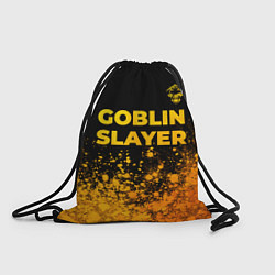 Рюкзак-мешок Goblin Slayer - gold gradient: символ сверху, цвет: 3D-принт
