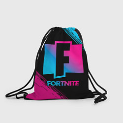 Рюкзак-мешок Fortnite - neon gradient, цвет: 3D-принт
