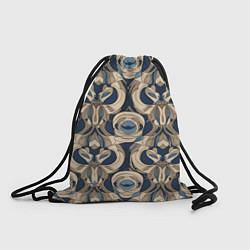 Рюкзак-мешок Коричневый узор паттерн, цвет: 3D-принт