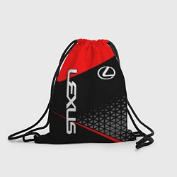 Рюкзак-мешок Lexus - red sportwear, цвет: 3D-принт