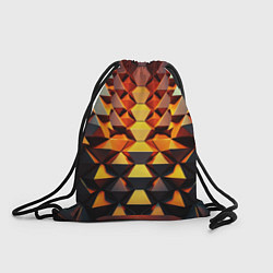 Рюкзак-мешок Объемные кубы полигон, цвет: 3D-принт