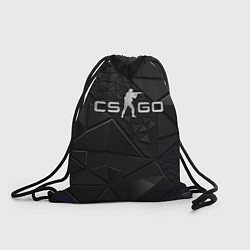 Рюкзак-мешок CSGO silver black, цвет: 3D-принт