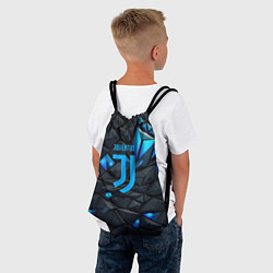 Рюкзак-мешок Blue logo Juventus, цвет: 3D-принт — фото 2
