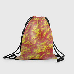 Рюкзак-мешок Золото с оранжевым, цвет: 3D-принт