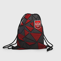 Рюкзак-мешок Красный герб РФ, цвет: 3D-принт