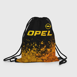 Мешок для обуви Opel - gold gradient: символ сверху