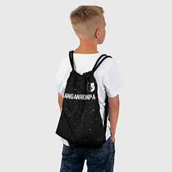 Рюкзак-мешок Danganronpa glitch на темном фоне: символ сверху, цвет: 3D-принт — фото 2