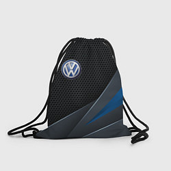 Рюкзак-мешок Фольцваген - синяя броня, цвет: 3D-принт