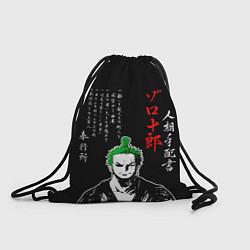 Рюкзак-мешок Ророноа Зоро самурай, цвет: 3D-принт