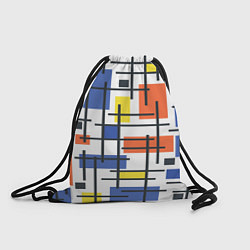 Рюкзак-мешок Разноцветные прямоугольники, цвет: 3D-принт