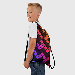 Рюкзак-мешок Цветной тетрис, цвет: 3D-принт — фото 2
