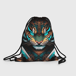 Рюкзак-мешок Тигр самурай, цвет: 3D-принт