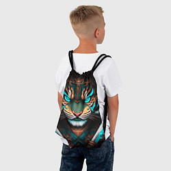 Рюкзак-мешок Тигр самурай, цвет: 3D-принт — фото 2