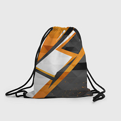 Рюкзак-мешок Абстрактный полигональный узор Asiimov, цвет: 3D-принт
