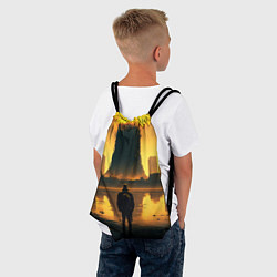 Рюкзак-мешок Парень напротив взрыва, цвет: 3D-принт — фото 2