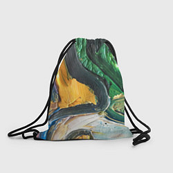 Рюкзак-мешок Раскрасочные мазки красок, цвет: 3D-принт
