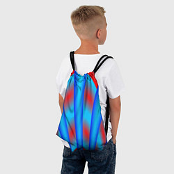 Рюкзак-мешок Сине-красные, цвет: 3D-принт — фото 2