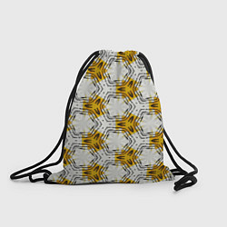 Рюкзак-мешок Узор шестиугольные соты, цвет: 3D-принт
