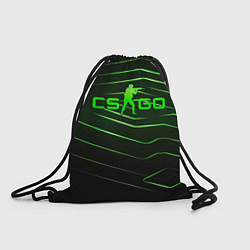 Рюкзак-мешок CS GO dark green, цвет: 3D-принт