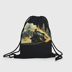 Рюкзак-мешок Поезд путешествие, цвет: 3D-принт