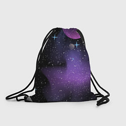 Рюкзак-мешок Фон космоса звёздное небо, цвет: 3D-принт