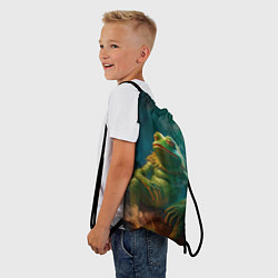 Рюкзак-мешок Пепе у костра, цвет: 3D-принт — фото 2