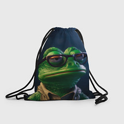Рюкзак-мешок Мудрый Пепе, цвет: 3D-принт