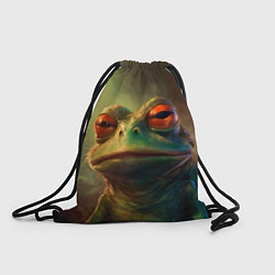 Рюкзак-мешок Лягушка Пепе натуральная, цвет: 3D-принт