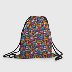 Рюкзак-мешок Маленькие монстрики, цвет: 3D-принт