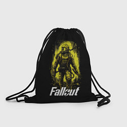Рюкзак-мешок Fallout green style, цвет: 3D-принт