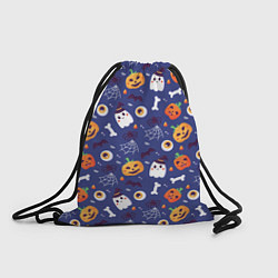 Рюкзак-мешок Хэллоуин - узор, цвет: 3D-принт