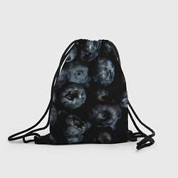 Рюкзак-мешок Много черники, цвет: 3D-принт
