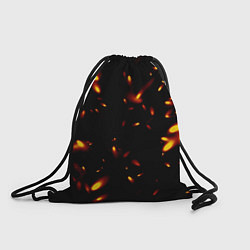Рюкзак-мешок Разлетающиеся искры пламени, цвет: 3D-принт