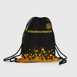 Мешок для обуви Volkswagen - gold gradient: символ сверху