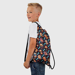 Рюкзак-мешок Фантастические маки, цвет: 3D-принт — фото 2