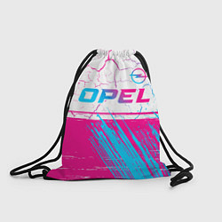 Мешок для обуви Opel neon gradient style: символ сверху