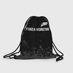 Рюкзак-мешок Forza Horizon glitch на темном фоне: символ сверху, цвет: 3D-принт
