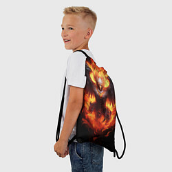 Рюкзак-мешок Стремительный Феникс, цвет: 3D-принт — фото 2