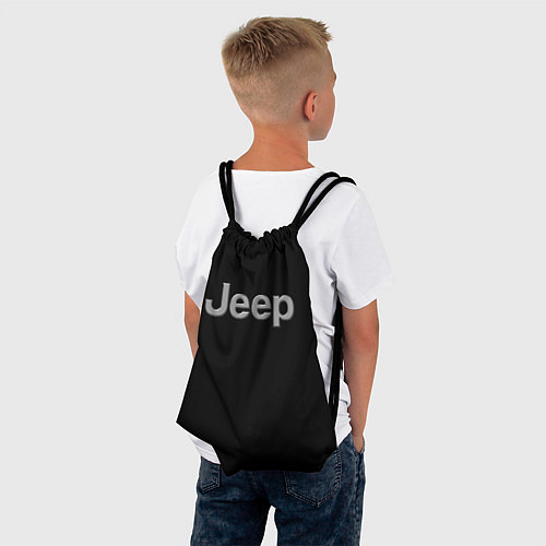 Мешок для обуви Jeep silver / 3D-принт – фото 4