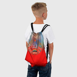 Рюкзак-мешок Belarus ussr, цвет: 3D-принт — фото 2