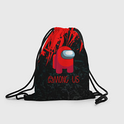 Рюкзак-мешок Improstor красный, цвет: 3D-принт