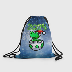 Рюкзак-мешок Динозаврик вылупился из яйца 2024, цвет: 3D-принт
