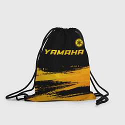 Рюкзак-мешок Yamaha - gold gradient: символ сверху, цвет: 3D-принт