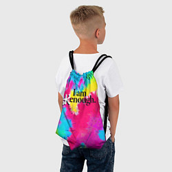 Рюкзак-мешок I am kenough - meme, цвет: 3D-принт — фото 2